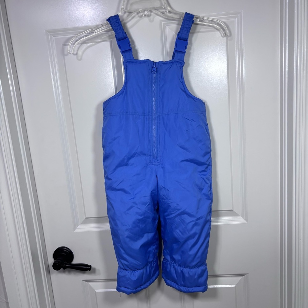 London Fog Snow Ski Bibs Kid’s 2T Purple/Blue